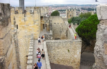 Health Vibes - My Journey to Conquer a Fear of Heights, at St. George Castle, Lisbon Portugal