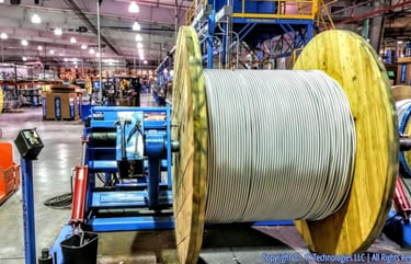 Wire and Cable Industry uses pneumatic press and cylinders manufractured by national pneumtics systems in vasai .