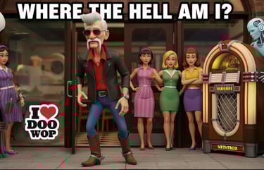 canción WHERE THE HELL AM I, doo-wop, love 60s,70s, love, 80s