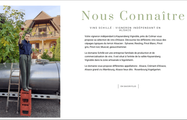 web design viticulteur