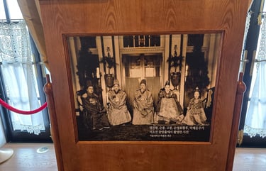 Photograph and Emperor Gojong and the royal family