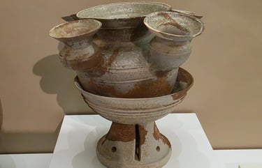 Jar with smaller jar decoration