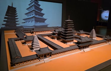 Mireuksa Temple model