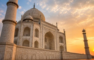Taj Mahal at sun rise