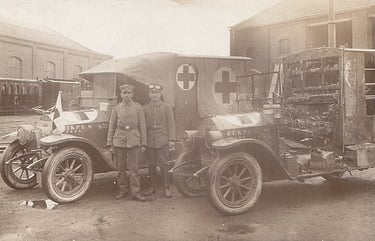 Ambulance du Bayer. Kraftwagen-Park 6. de VALENCIENNES 