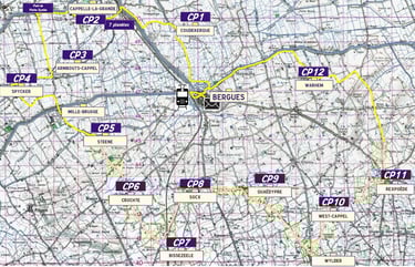 Circuit Poste Automobile Rurale Bergues.