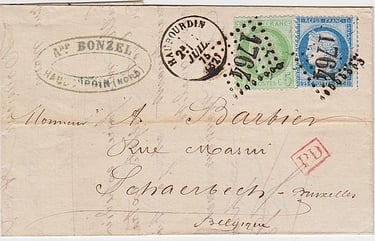 Losange Gros Chiffres 1764 et type 15.