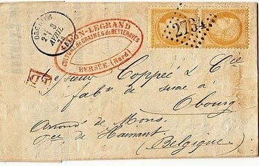Losange Gros Chiffres 2734 et type 16.