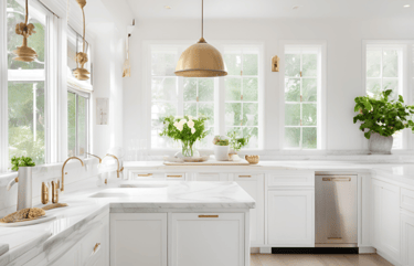 All White Kitchen Design