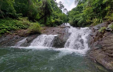 lampi waterfall khao lak phang nga thailand