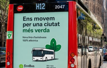 Publicidad Autobuses Barcelona Impacta en miles de personas
