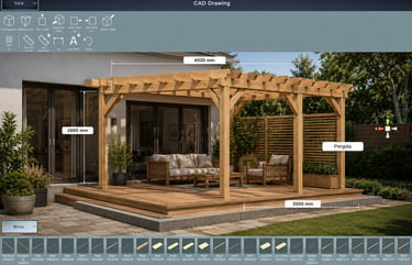 Start designing wooden structures today with CAD Drawing Designer