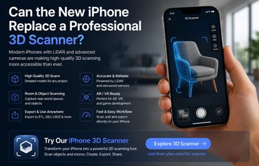 Can the New iPhone Replace a Professional 3D Scanner?
