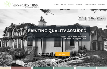 Professional exterior house painting services by Paragon Painting for large residential homes.