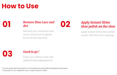 Yuppies Instant Shine sponge packaging – floral-scented leather shoe care