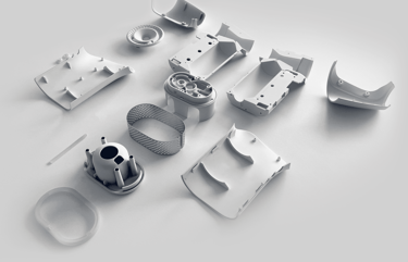 a variety of different types of metal parts