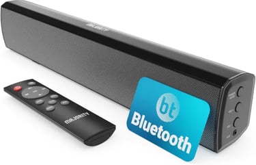 MAJORITY Bowfell Barra de Sonido TV, Altavoz Sound Bar Inalambrico Optico, negro