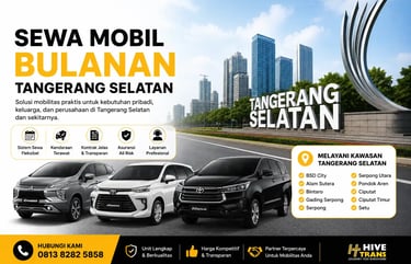 Sewa Mobil Bulanan Tangerang Selatan