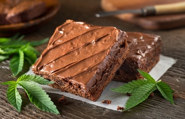 Cannabis Space Brownie