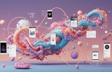 a digital art work of a digital art work of a digital art work of a