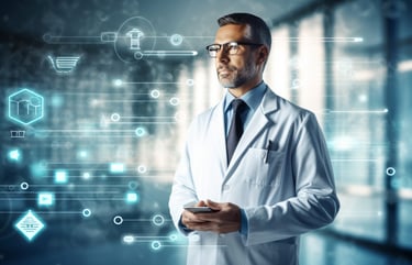 doctor with glasses