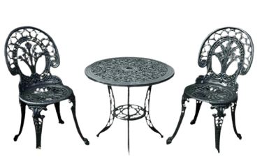 Pintura Eletrostática em moveis de jardim