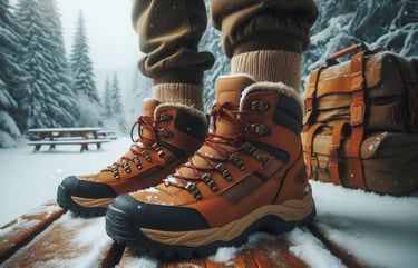 fleece lined hiking boots