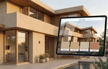 AI stucco visualizer