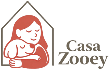 Logo de Casa Zooey, cuidado de perros.