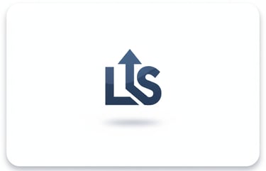 Creative brand identity logo design mockup on a white background.