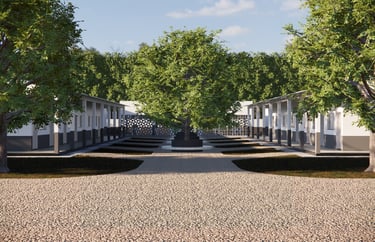 Alojamentos masculinos e femininos para trabalhadores rurais, e casas para colaboradores com família