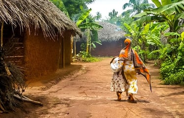 Traditional Zanzibar village house showcasing authentic local architecture and rural life during a cultural village tour