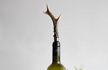 Antler bottle stopper