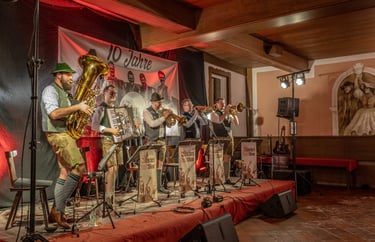 Die Rüscherl Muse bei ihrem Jubiläumsabend