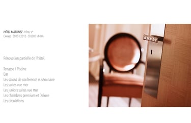 entrée de chambre Martinez