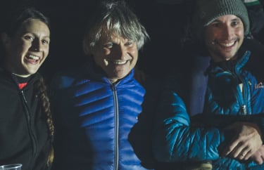 Maëva, Norbert et Clément. La petite échelle, une histoire de famille !