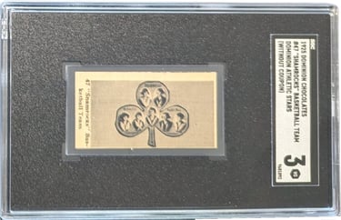 Canada Shamrocks Basketball Team Rare Card