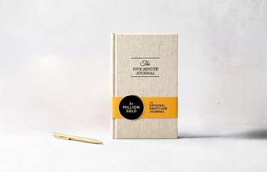 habit tracker journal for women — daily morning routine one line intention setting