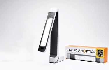 Circadian Optics light therapy lamp for healthy morning habits and circadian rhythm
