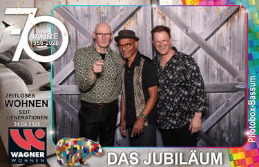 70. jähriges Jubiläum bei Wagner Wohnen in Barrien. Hier das 