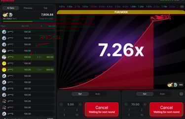 Aviator oyununda yüksək əmsal strategiyası: x7.26 qazancı və 1win kazinosunda sürətli çıxarış.