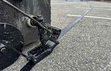 Crack repair and sealant using high quality hot rubber