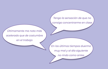 Últimamente me noto más acelerado que de costumbre en el trabajo