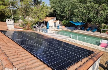 panneau photvoltaique Villetelle 6kw