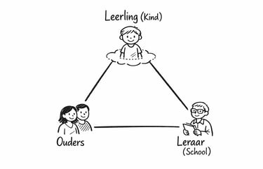 Pedagogische driehoek: school - kind - ouders