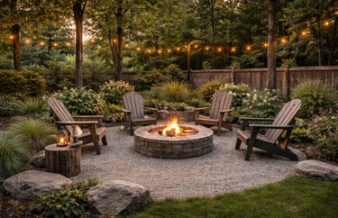 beautiful backyard paradise with fire pit airbnb rental