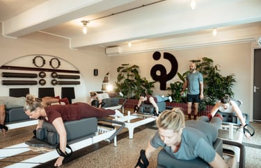 Sterk en soepel blijven me de pilates les Intens Balance