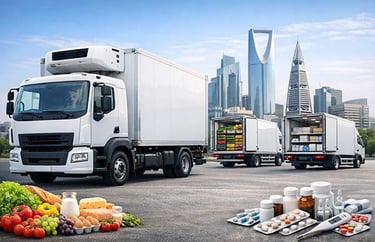 أفضل شركة نقل مبرد في السعودية لنقل المواد الغذائية والأدوية بأعلى معايير الجودة