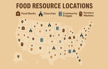 Local food resource map