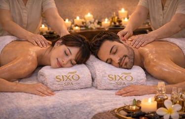 Couple Spa Massage in sixo spa